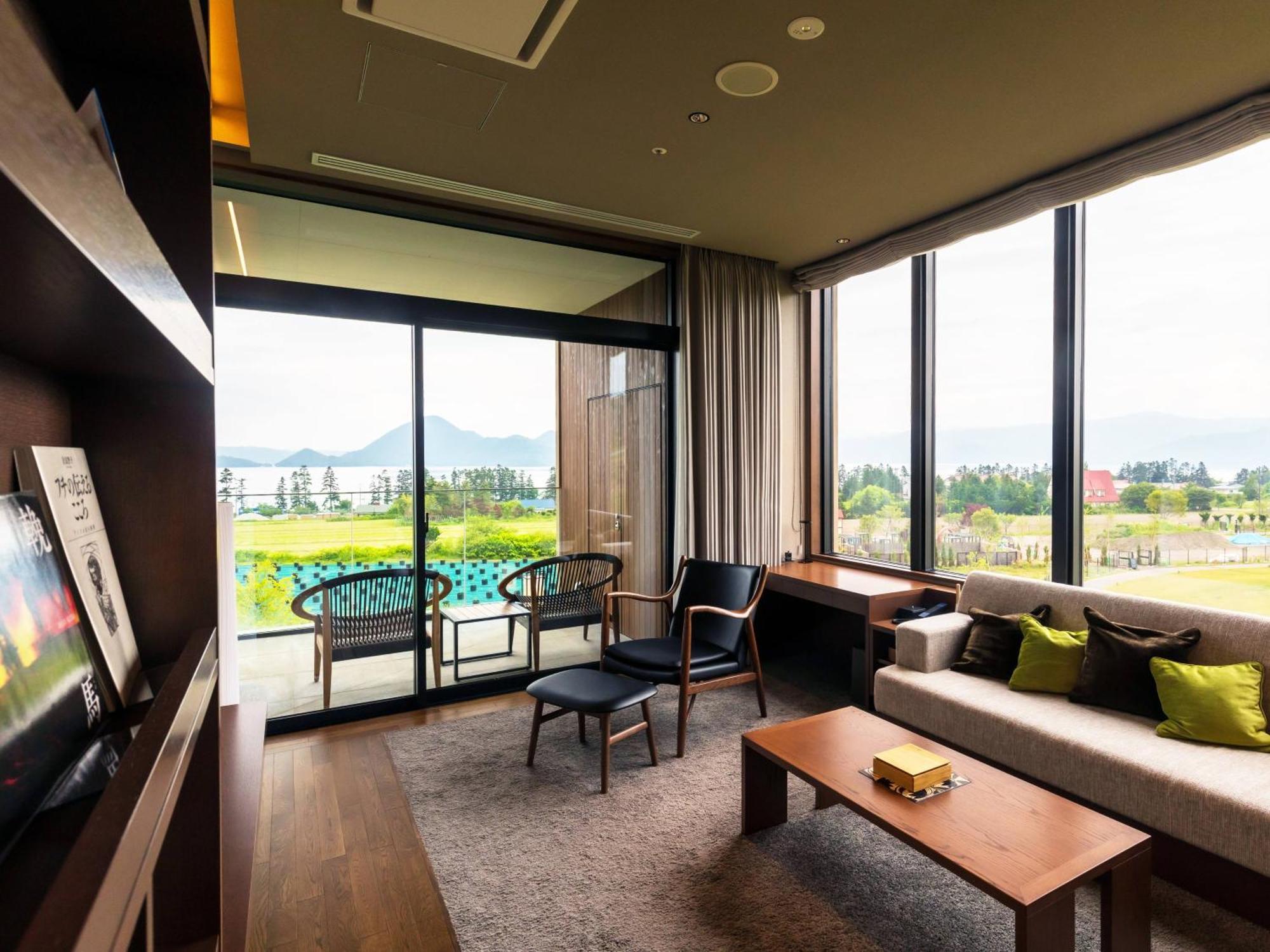Lake Toya Tsuruga Resort Hikarinouta Toyako Zimmer foto